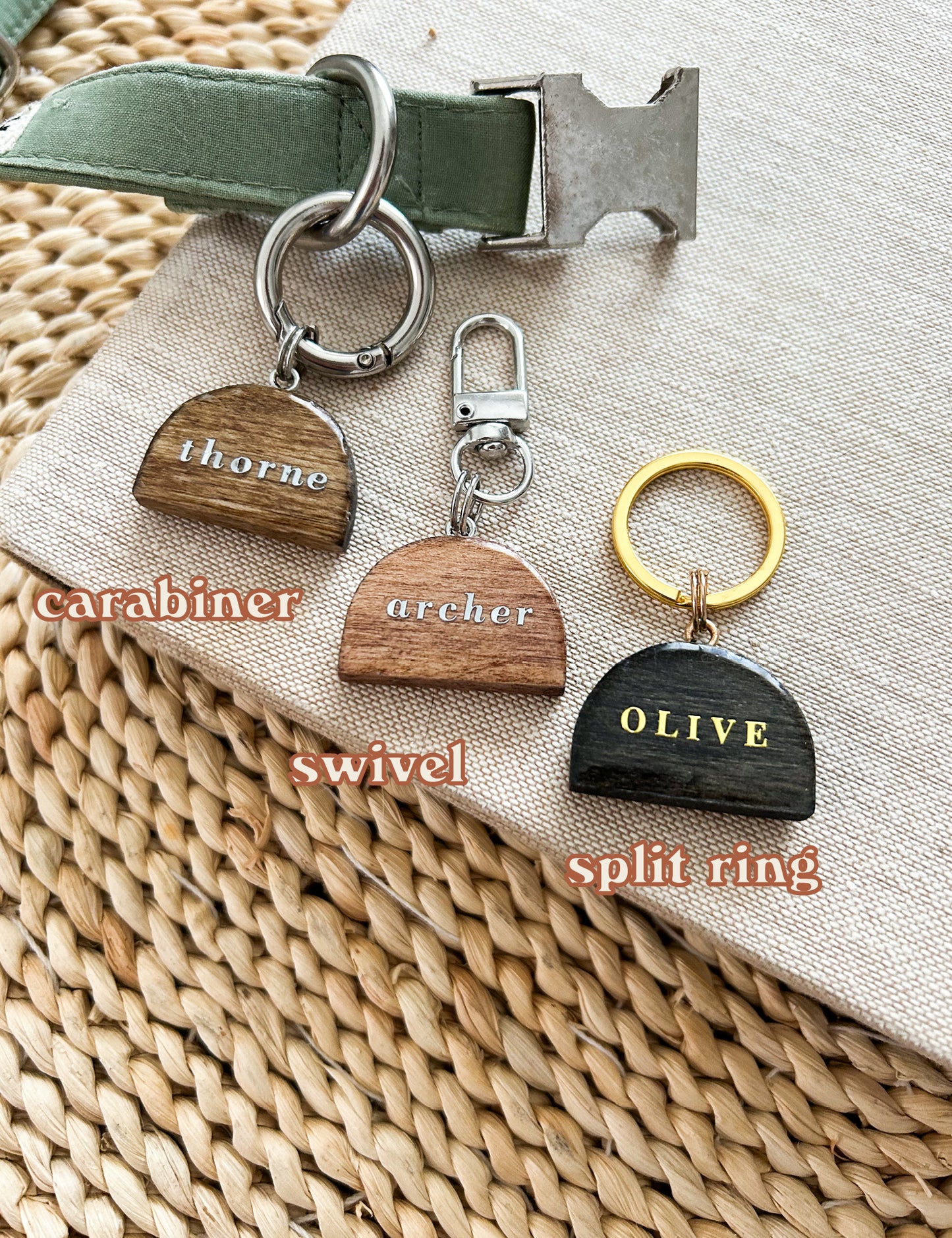 Hardwood Arch ID Tag