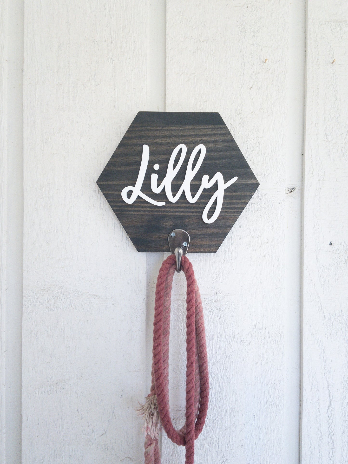 Honeycomb Dog Leash Holder Set