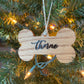 Hardwood Dog Bone Ornament