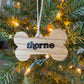 Hardwood Dog Bone Ornament