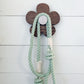 Espresso Daisy Leash Holder (Ready to Ship)