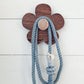 Red Oak Daisy Leash Holder (Ready to Ship)