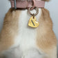 Gold Heart ID Tag