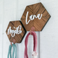 Mosaic Honeycomb Dog Leash Holder Set