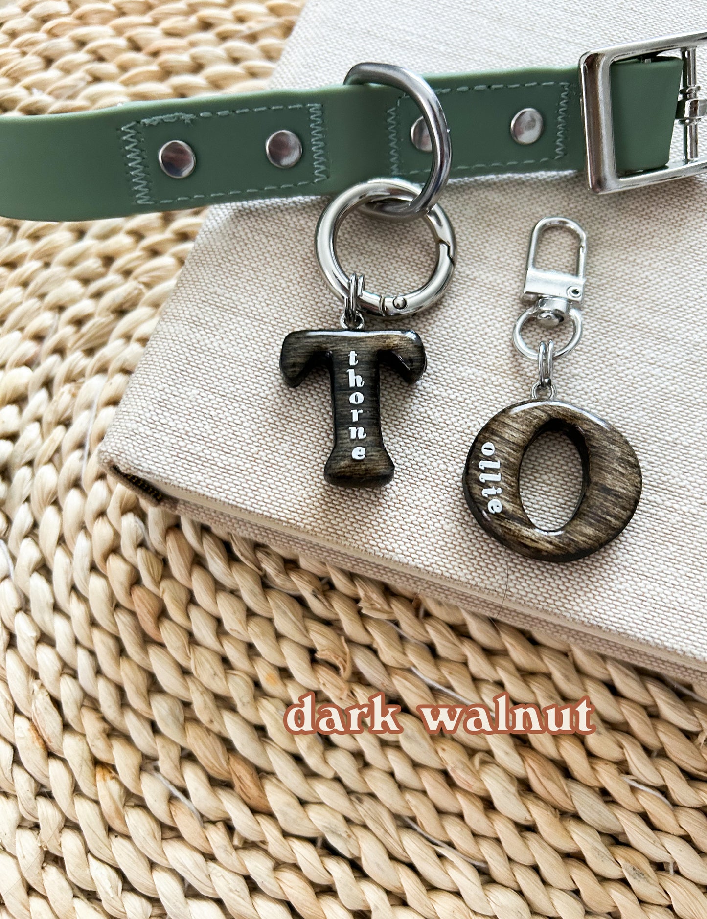 Hardwood Initial ID Tag